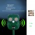 Upgraded Solar Repeller Ultrasonic Bird Repellent Motion Sensor LED Light Cat Repellent For Yard Garden Farm New 14LED mouse repeller