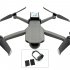 Upper Loading Box Panoramic Camera Gps Tracker Holder Bracket Mount Adapter for Mavic Air 2 Rc Drone black