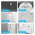 Us Plug Xpb65 2288s Twin Tub Washing Machine 110v 420w Double Tub With Drain Pump Semi automatic 26lbs 18lbs 8lbs  White