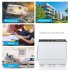 Us Plug Xpb65 2288s Twin Tub Washing Machine 110v 420w Double Tub With Drain Pump Semi automatic 26lbs 18lbs 8lbs  White