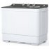 Us Plug Xpb65 2288s Twin Tub Washing Machine 110v 420w Double Tub With Drain Pump Semi automatic 26lbs 18lbs 8lbs  White