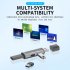 Usb 3 0 Hub Splitter 3 in 1 Computer Hub Extensions Notebook Multi port Usb Adapter Station Portable Data Usb Splitter silver
