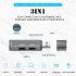 Usb 3 0 Hub Splitter 3 in 1 Computer Hub Extensions Notebook Multi port Usb Adapter Station Portable Data Usb Splitter silver
