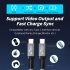 Usb 4 0 Data Cable Compatible For Thunderbolt 4 Type C Double headed 8k Cable 40gbps Pd 240w Fast Charging Cable 0 3 meters