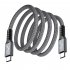 Usb 4 0 Data Cable Compatible For Thunderbolt 4 Type C Double headed 8k Cable 40gbps Pd 240w Fast Charging Cable 0 3 meters