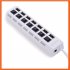 Usb 7 Port Independent Switch With Light Hub With Line Splitter Hub Extender