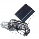 Usb 8-inch Solar Powered Fan Mini Ventilator 5.2w 6v Exhaust Fan Mobile Phone Power Bank Changer For House Outdoor black