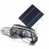 Usb 8 inch Solar Powered Fan Mini Ventilator 5 2w 6v Exhaust Fan Mobile Phone Power Bank Changer For House Outdoor black