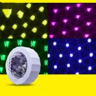 Usb Atmosphere Led Lamp Stage Theme Projector Car Colorful Voice Control Lights Ktv Festival Birthday Party Magic Ball Light White-Christmas Collection