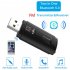 Usb Bluetooth compatible  5 0  Receiver Audio Wireless Adapter For Tv Pc Car black Bagged