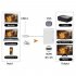 Usb C 4k Type C To Hdmi compatible Vga Usb3 0 Hub Adapter Dual Output for Galaxy S10 S9 S8 Huawei Grey