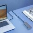 Usb C Extension Cable Type C Male to female Extender Cord Usb4 Full featured Data Cable 40gbps Screen Projection USB40GB extension cable 0 8m