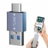 Usb C Male To Usb A Male Otg Adapter C Male To A Female 3D Elbow Converter For Charging Data Transmission C male to A male OTG