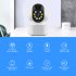 Usb Camera 360 Degree Indoor Wireless Wifi Camcorder Hd Night Vision Baby Monitor A10 White