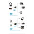Usb Car Bluetooth 5 0 Receiver For Hands free Calling Aux Wireless Audio Adapter With Colorful Ambient Light Black