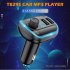 Usb Car Charger Mobile Phone Charging with Music MP3 Player Bluetooth 5 0 black