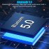 Usb  Car  Fm Bluetooth compatible Wireless Digital Audio Adapter Fm Interconnect aux Line Connection Car Audio black