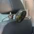 Usb Car Headrest Fan Mini Rear Seat 3 speed Adjustable Air Cooling Blowing Fans Plug And Play F407 black