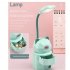 Usb Charging Children Table  Lamp  Student Dormitory Reading Eye Protection Night Light  Creative Cartoon Drawer Storage Led Desk Lamps Pig