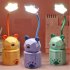 Usb Charging Children Table  Lamp  Student Dormitory Reading Eye Protection Night Light  Creative Cartoon Drawer Storage Led Desk Lamps Pig
