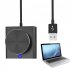 Usb Computer Volume Controller Regulator Multimedia Audio Wire Adjuster Plug Play Speaker Horn Knob Switch Black
