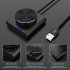 Usb Computer Volume Controller Regulator Multimedia Audio Wire Adjuster Plug Play Speaker Horn Knob Switch Black