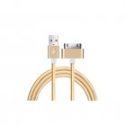 Usb Data Charger  Cable 1m Cable For Iphone 4 4s And Ipad 2 3 gold