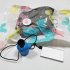 Usb Electric Air Pump Portable Lightweight Outdoor Camping Supplies For Air Mattresses Swimming Ring White