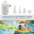 Usb Electric Air Pump Portable Lightweight Outdoor Camping Supplies For Air Mattresses Swimming Ring White
