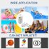 Usb Electric Air Pump Portable Lightweight Outdoor Camping Supplies For Air Mattresses Swimming Ring White