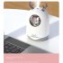 Usb Elk Shape Mini Humidifier Aroma Essential Oil Diffuser Night Light With 300ml Water Tank For Home Office Bedroom White  300ML 