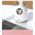 Usb Elk Shape Mini Humidifier Aroma Essential Oil Diffuser Night Light With 300ml Water Tank For Home Office Bedroom Pink  300ML 