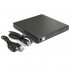 Usb External Dvd Cd Rw Disc Burner Combo Drive Reader For Windows 98 8 10 Laptop Pc milky white