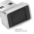 Usb Fingerprint Reader Fingerprint Logger Compatible For Win7 10 11 Biometric Scanner Padlock silver