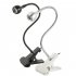 Usb Flexible Led  Reading  Light Metal Clip Design Usb Powered Beside Bed Desk Table Lamp black