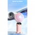 Usb Hand held Portable Mini Fan Folding Digital Display Office Desktop Electric Fan With A Neck Lanyard green