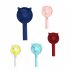 Usb Hand held Portable Mini Fan 3 Speeds Adjustable Multifunctional Rechargeable Mute Electric Fan Night Light pink