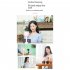 Usb Hand held Portable Mini Fan 3 Speeds Adjustable Multifunctional Rechargeable Mute Electric Fan Night Light pink