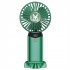 Usb Handheld Electric Fan 4 Adjustable Levels Digital Display Strong Wind Long Endurance Cooling Fan White
