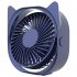 Usb Mini Desktop Fan 3 Wind Speed 360 Degrees Angle Adjustable Portable Electric Fan Summer Cooling Tools White