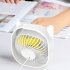 Usb Mini Desktop Fan 3 Wind Speed 360 Degrees Angle Adjustable Portable Electric Fan Summer Cooling Tools White