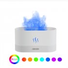 Usb Mini Humidifier with 250ml Water Tank Simulation Flame Aroma Diffuser