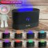 Usb Mini Humidifier with 250ml Water Tank Simulation Flame Night Light Aroma Diffuser White