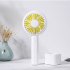 Usb Mini Mute Fans Electric Portable Handheld Household Desktop Electric Fan for Student Office white