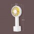 Usb Mini Mute Fans Electric Portable Handheld Household Desktop Electric Fan for Student Office gray