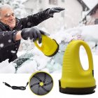 Usb Rechargeable Electric Snow Scraper Windshield Window Ice Removal Shovel
