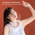 Usb Rechargeable Mini Fan Outdoor Sports Portable Leafless Hanging Neck Fan Adjustable Wind Cooling Ventilator White 4000mA