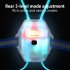 Usb Rechargeable Running Light Led Waterproof Warning Safety Light Vest for Outdoor Cycling Sky Blue