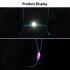 Usb Rechargeable Running Light Led Waterproof Warning Safety Light Vest for Outdoor Cycling Navy Blue