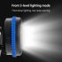 Usb Rechargeable Running Light Led Waterproof Warning Safety Light Vest for Outdoor Cycling Navy Blue